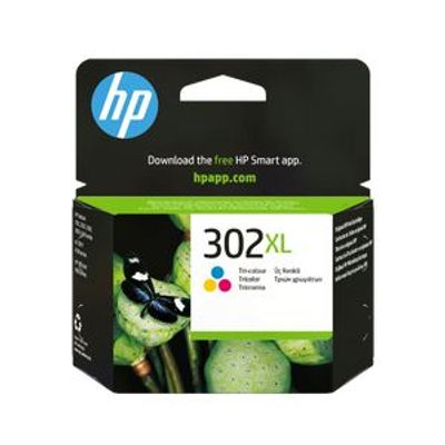 HP 302XL - 3 couleurs - cartouche d'encre originale (F6U67AE)