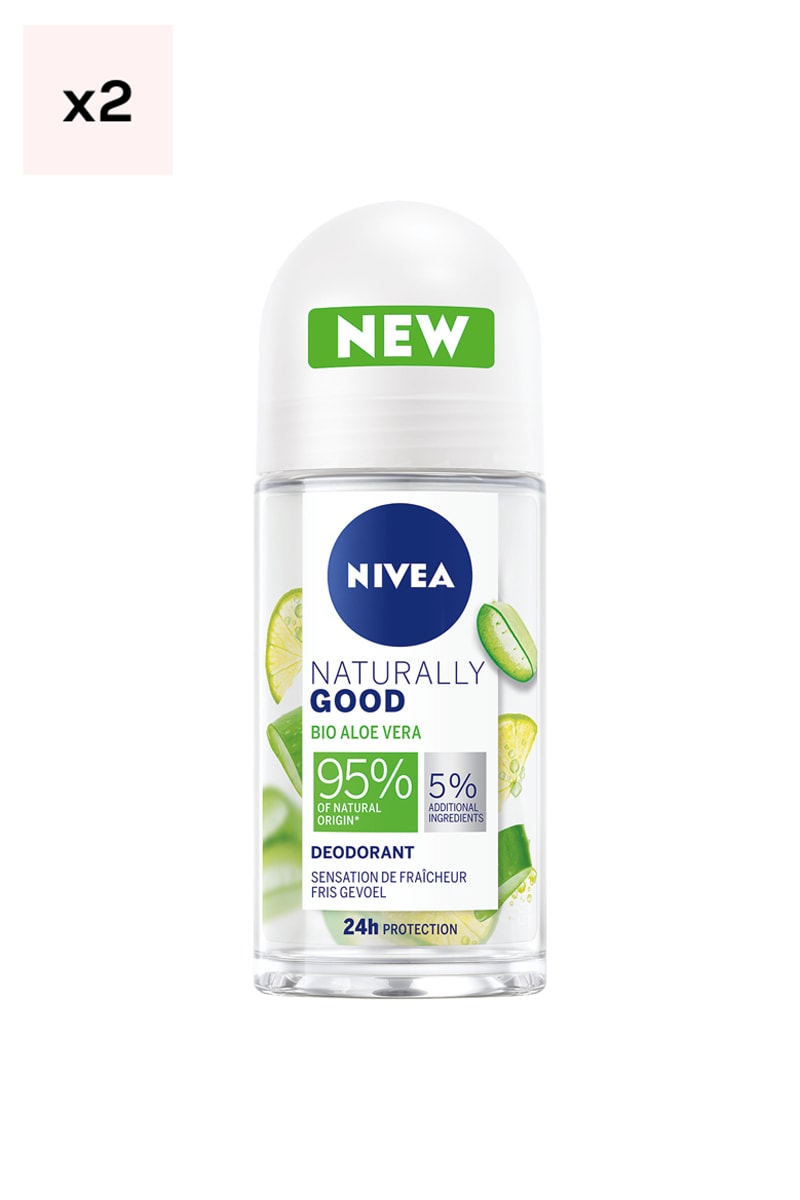 Duo de déodorants billes - Aloe vera - Naturally Good - 2 x 50 ml