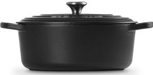 Le Creuset - Signature - Braadpan - Mat Zwart - Gietijzer - Ø 29 cm