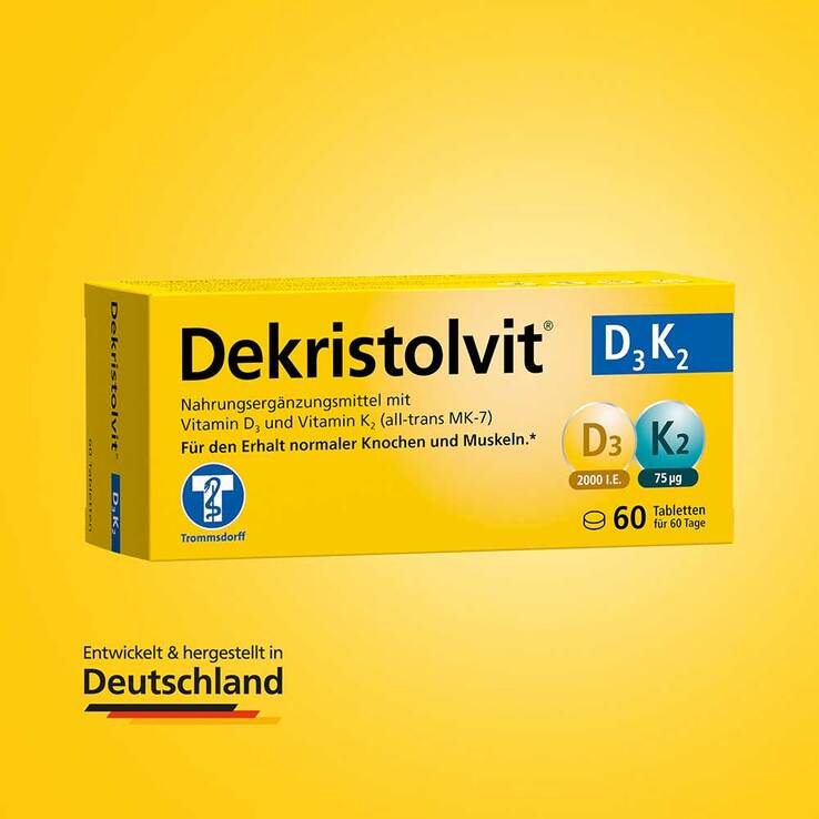 Dekristolvit D3K2 Tabletten, 60 St