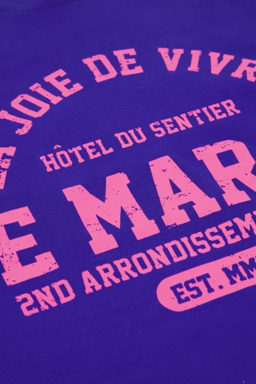 Blauw T-shirt Le Marais