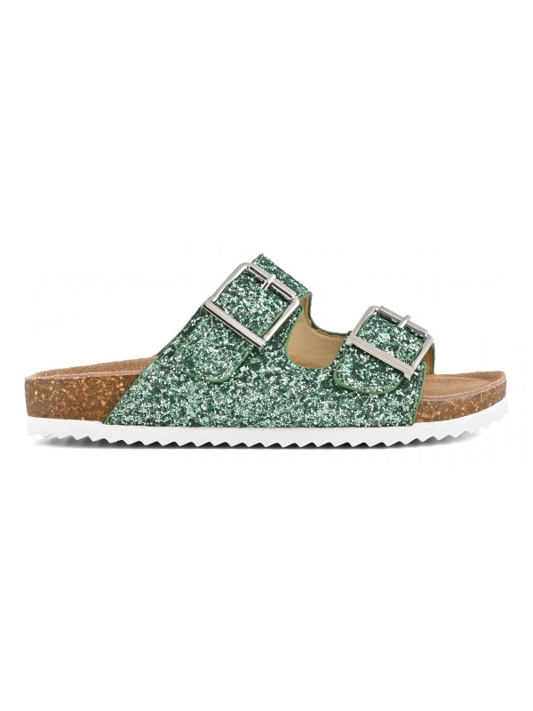 Colors Of California - Mules Glitter Vertes