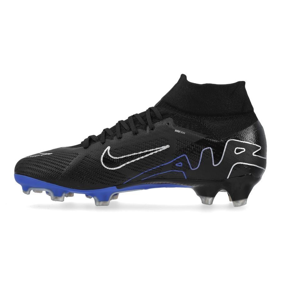 Nike Air Zoom Mercurial Superfly 9 Pro FG Shadow - Noir/Chrome/Bleu