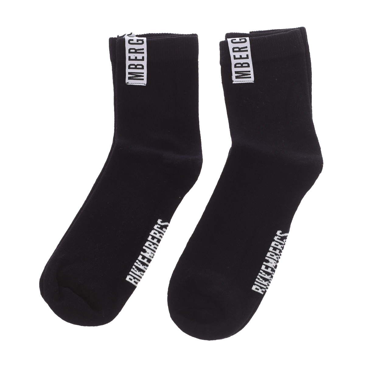 Pacote com 2 pares de meias cano médio Bk055 masculinas
