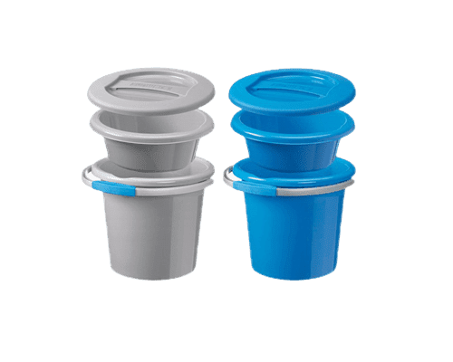 Water-line emmer set 12L grijs