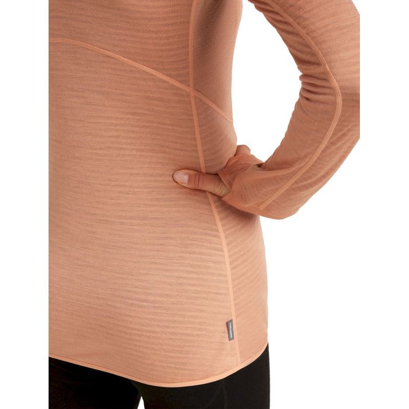 200 Realfleece Descender LS Half Zip - Polaire en laine mérinos femme