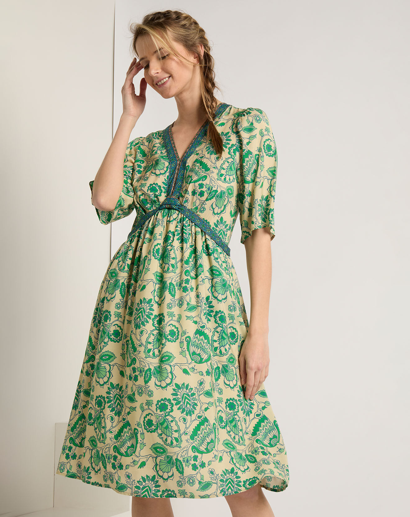 See u Soon Robe Iris verte
