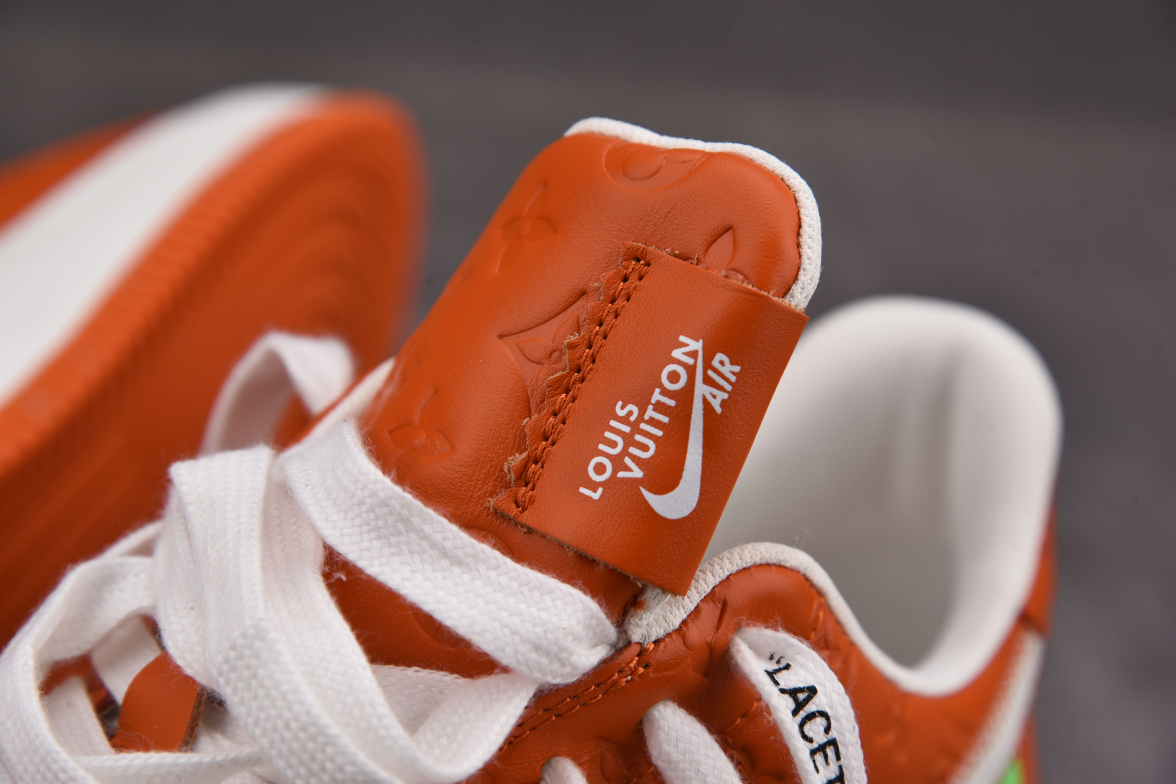 Nike Air Force 1 Low Louis Vuitton University Orange White (Be careful about the size!!)