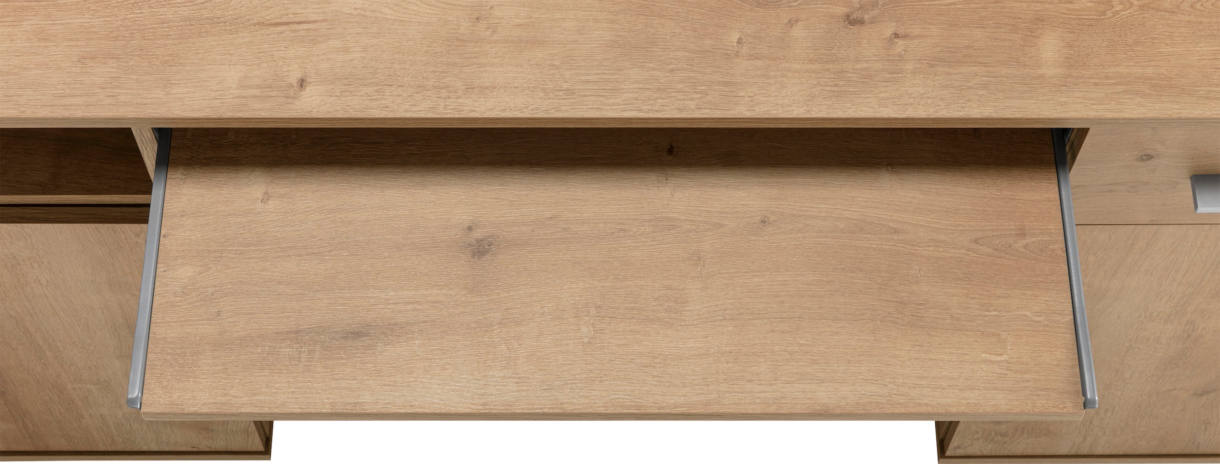 VOGL Möbelfabrik Schreibtisch »Timra mit Monitoraufsatz, Tastaturauszug & Towerfach,« Breite 154 oder 178 cm, Made in Germany