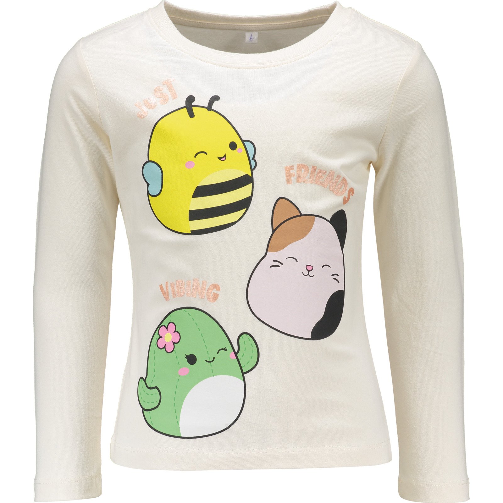Kinder-Shirt Squishmallows creme