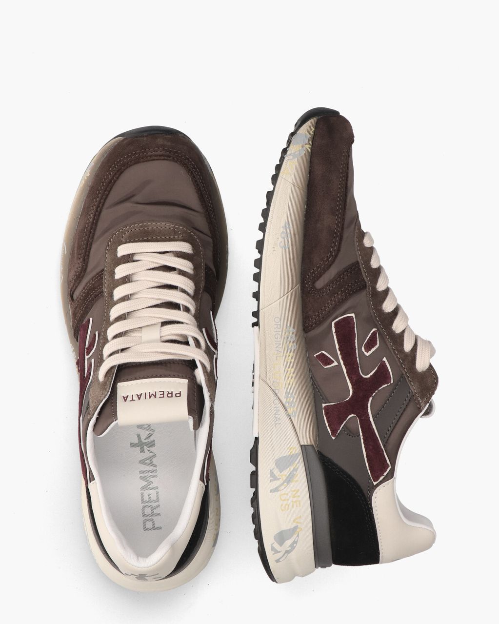 Premiata Mick 7714 Bruin/Multicolor Herensneakers