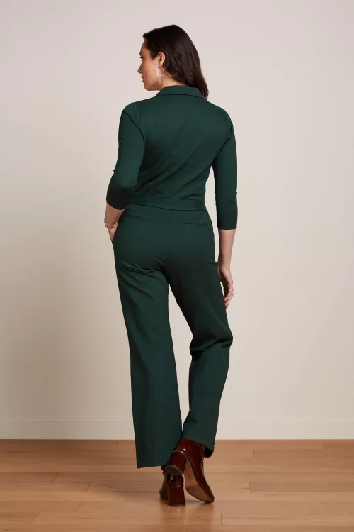 King Louie Alexa Uni Rodeo jumpsuit in sycamore groen