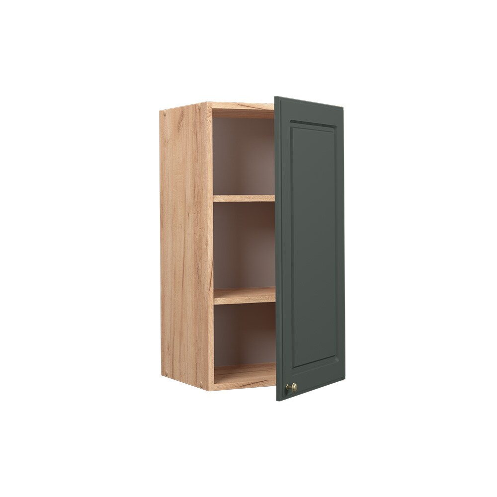 Vicco Hängeschrank Küchenschrank Küchenmöbel Fame-Line Eiche Grün-Gold Landhaus 40 cm Küche Einbauküche Hängeschrank Drehtür Einlegeboden Küchenzeile