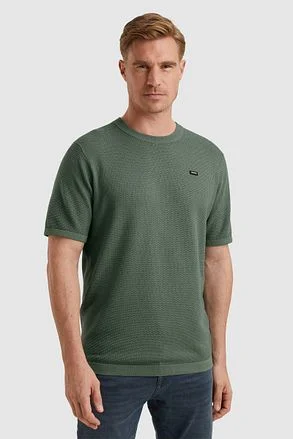 Vanguard T-Shirt Structuur Groen VTSS2503515-6023 kopen