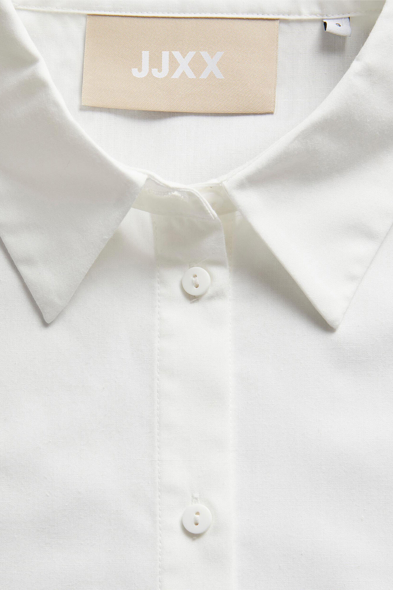 Camisa de popeline de manga comprida