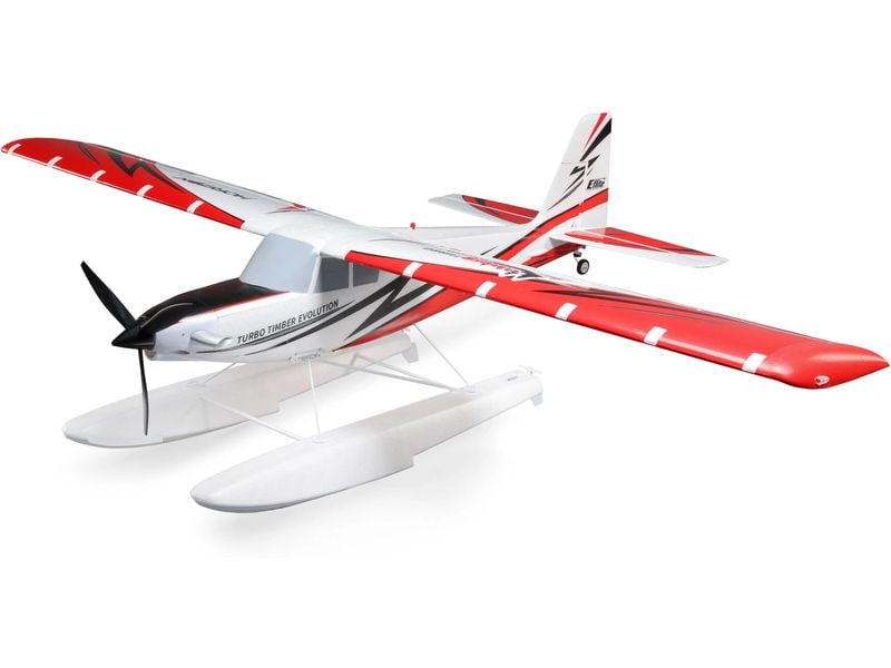 E-flite Motorflugzeug Turbo Timber Evo 1555 mm, PNP Kompaktes STOL-Flugmodell mit funktioneller und werkseitig eingebauter LED-Lande-, Navigations- und Stroboskopbeleuchtung