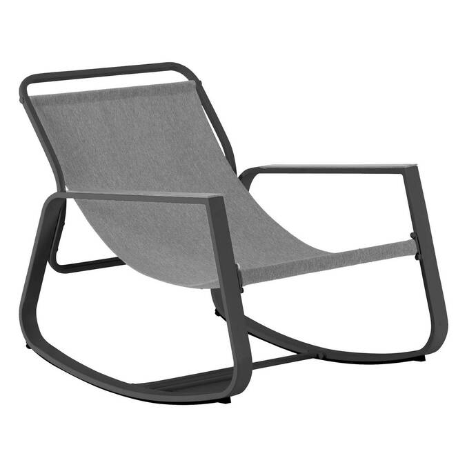 Fauteuil à bascule FELINIO Gris