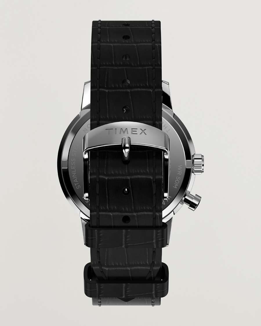 Timex Marlin Moon Phase Quartz 40mm Blue Dial