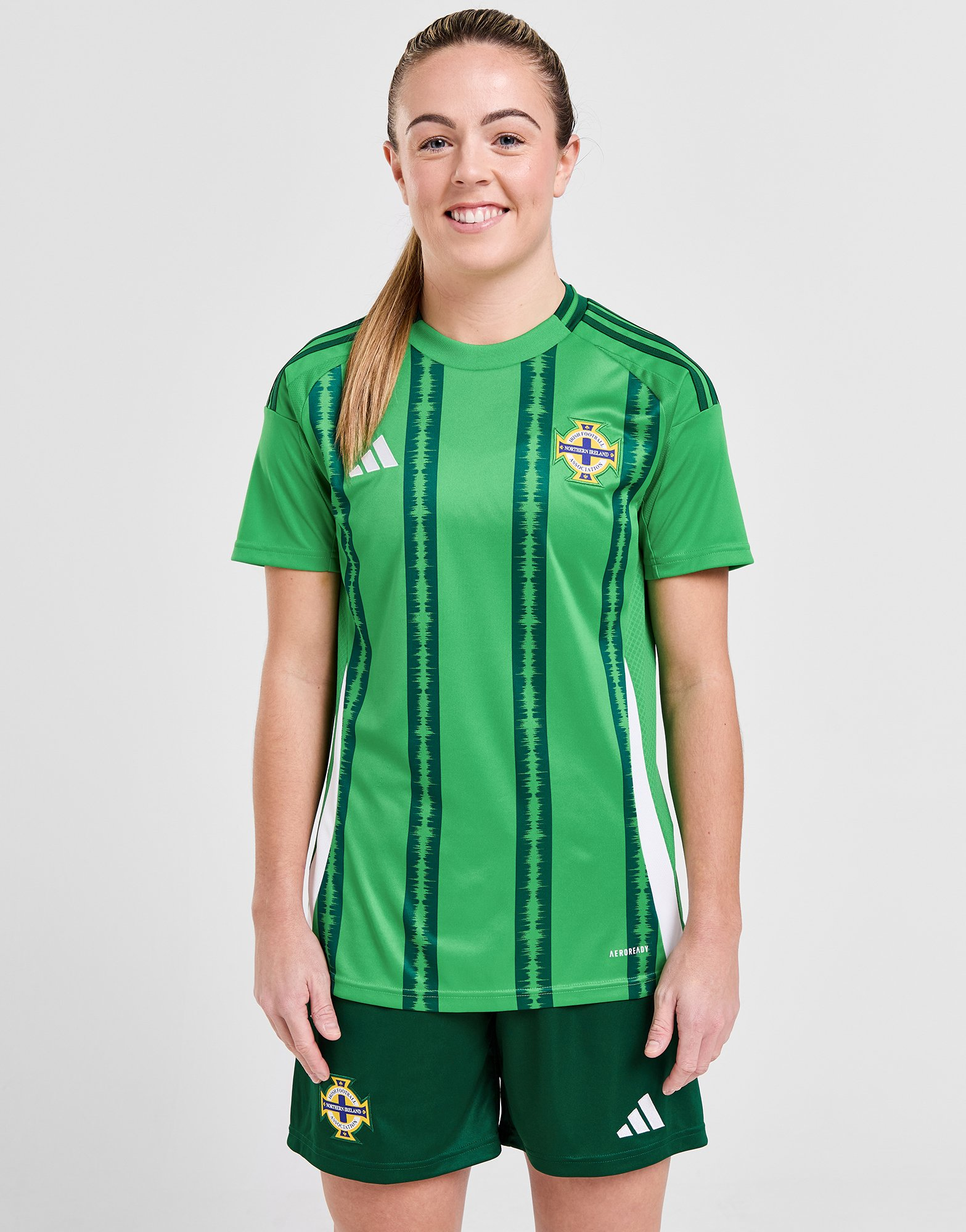 adidas Maillot Irlande du Nord 2024 Match Domicile Femme en Pré-Commande