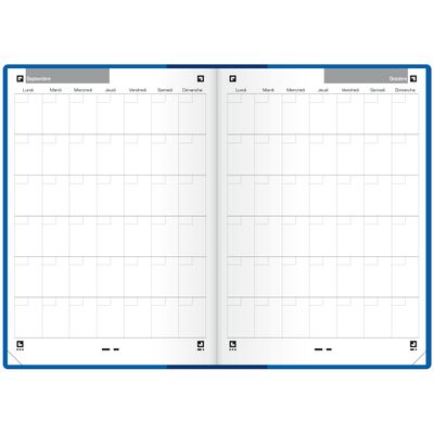 Agenda Oxford Teacher perpétuel - 21 x 29,7 cm - bleu - Hamelin