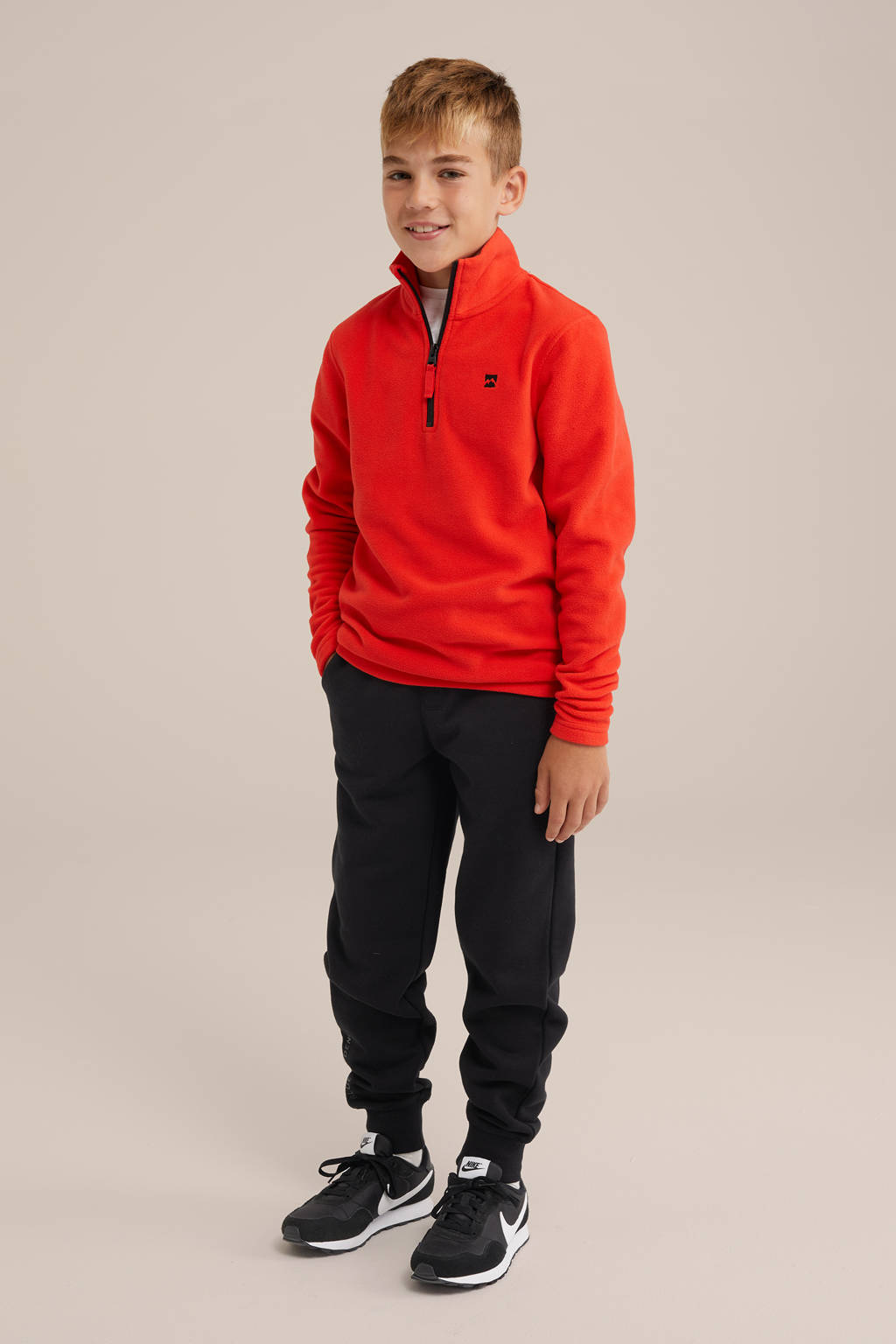 WE Fashion sweater felrood