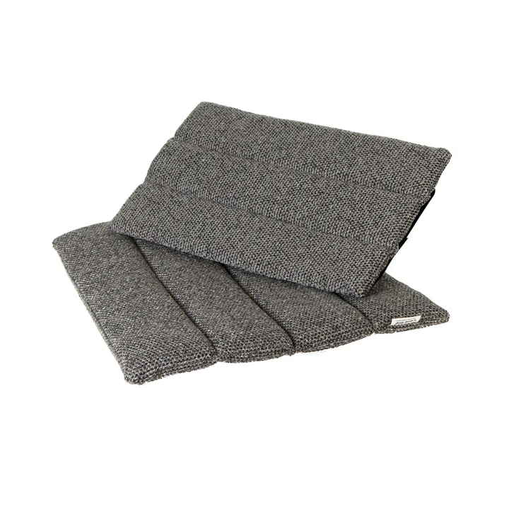 Cane-line - Sitz- und Rückenkissen für Flip Klappstuhl Outdoor, grau