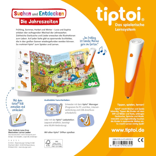 tiptoi® Buch - Suchen und Entdecken - Die Jahreszeiten