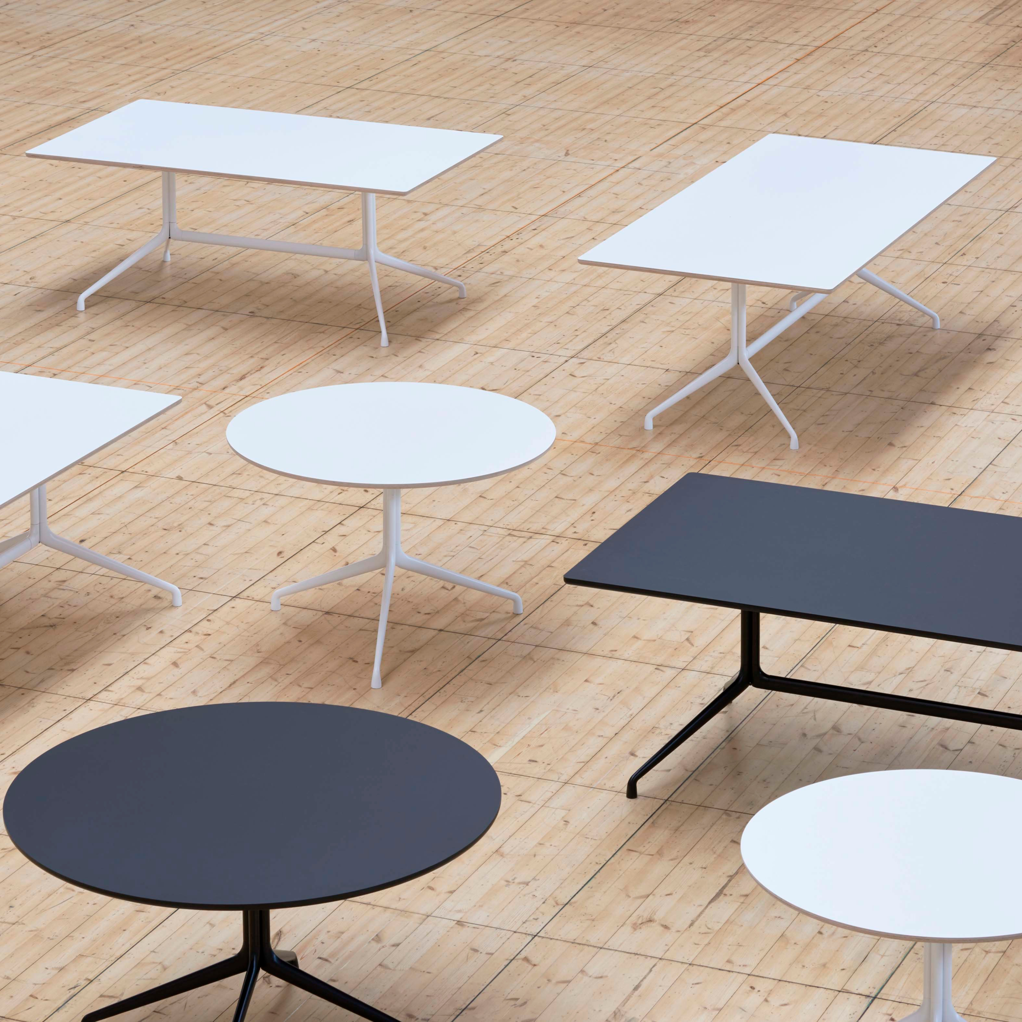 Eettafel AAT20 Wit Ø80 cm
