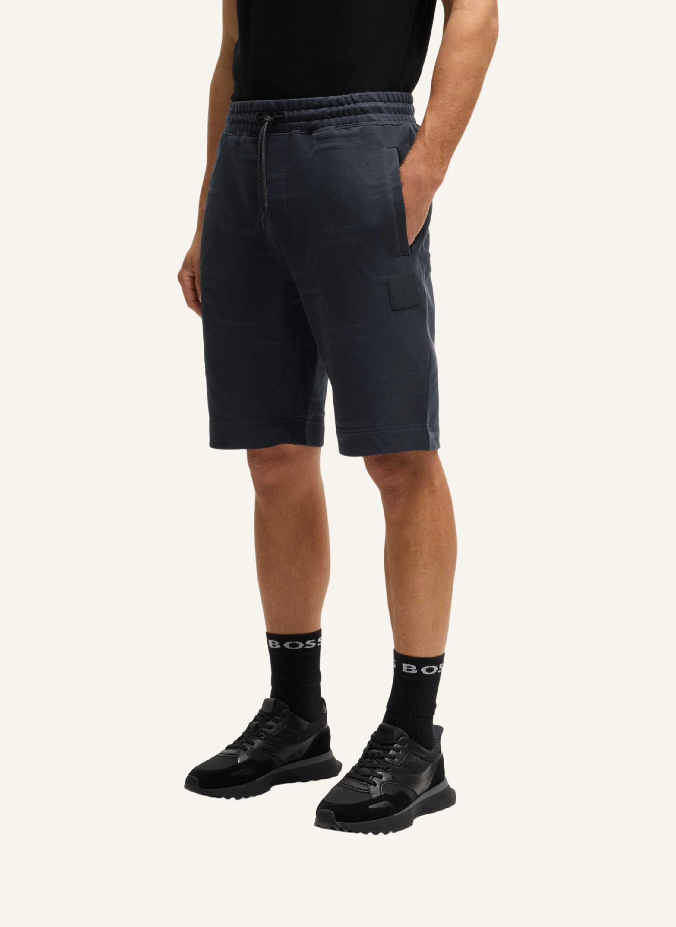 BOSS Casual Hose HUXLEY HEXAQUILT Relaxed Fit