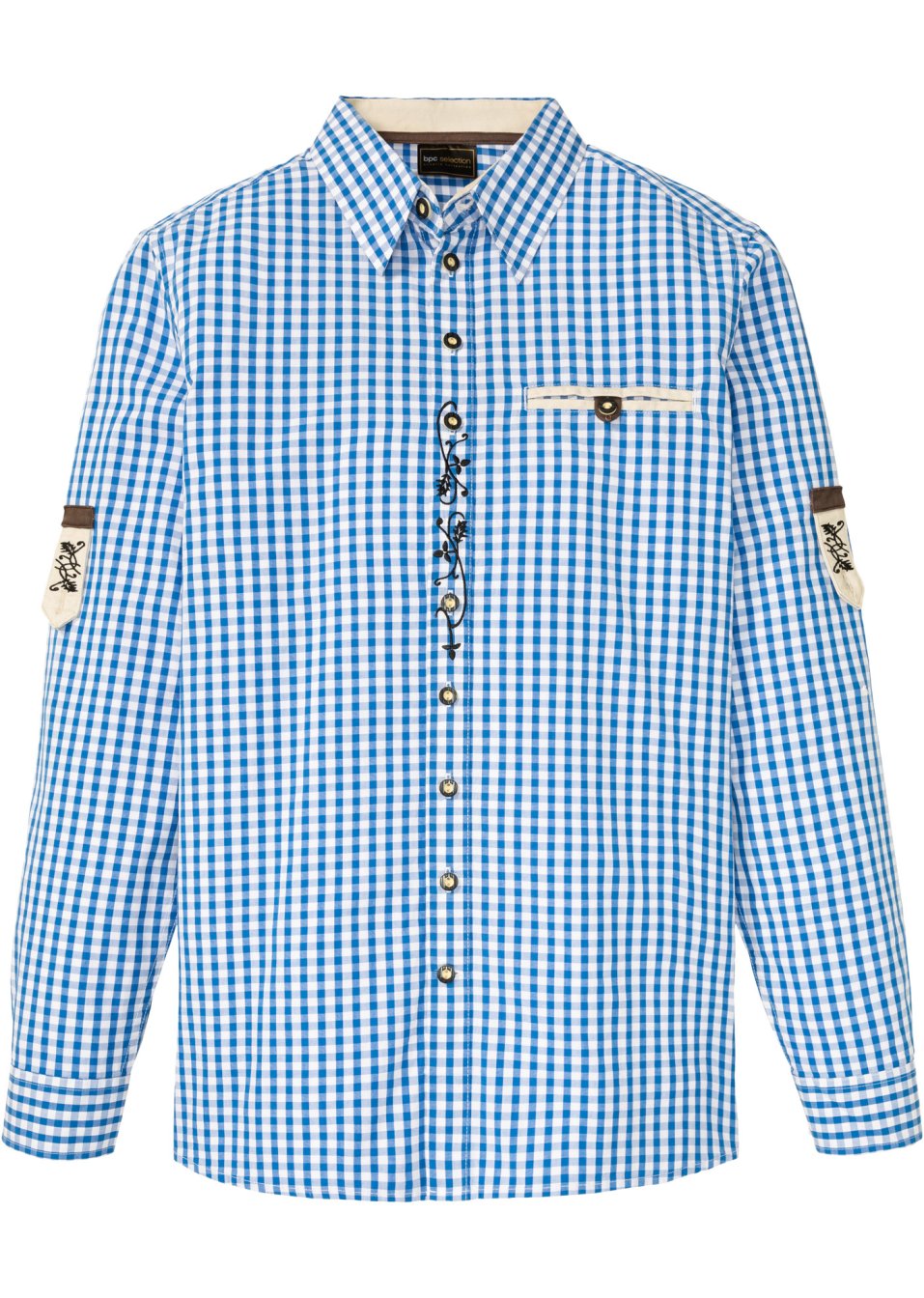 Chemise bavaroise avec manches retroussables