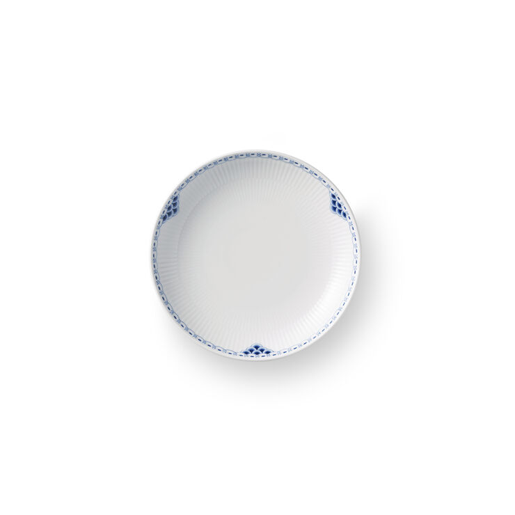 Royal Copenhagen PRINSESSE MODERNE TALLERKEN 25 CM Hvid