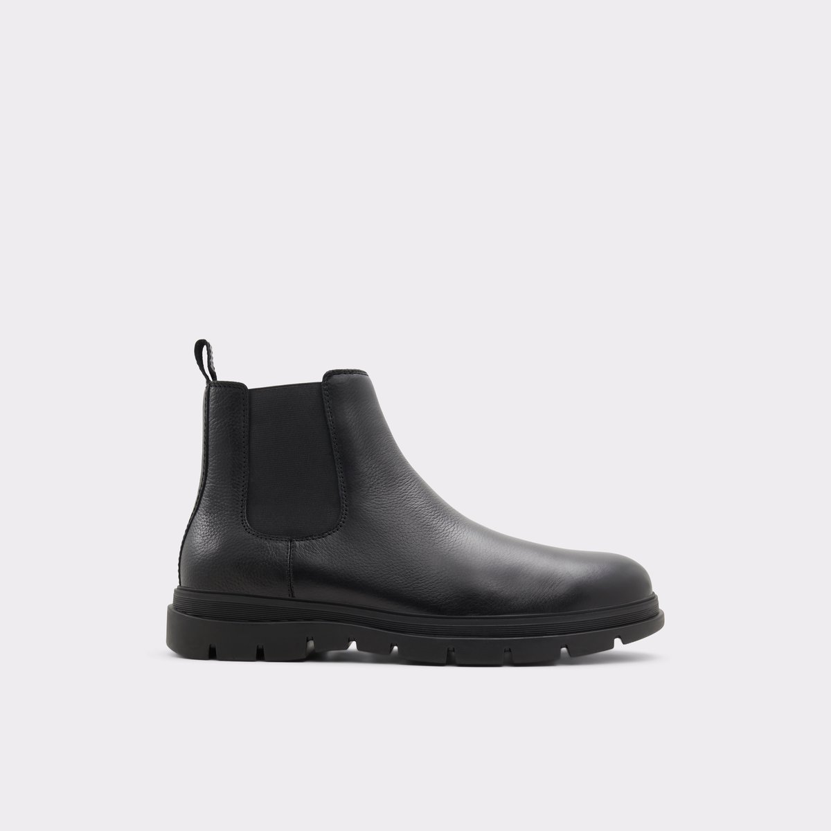 Weannon Black Leather Smooth Men Chelsea boots