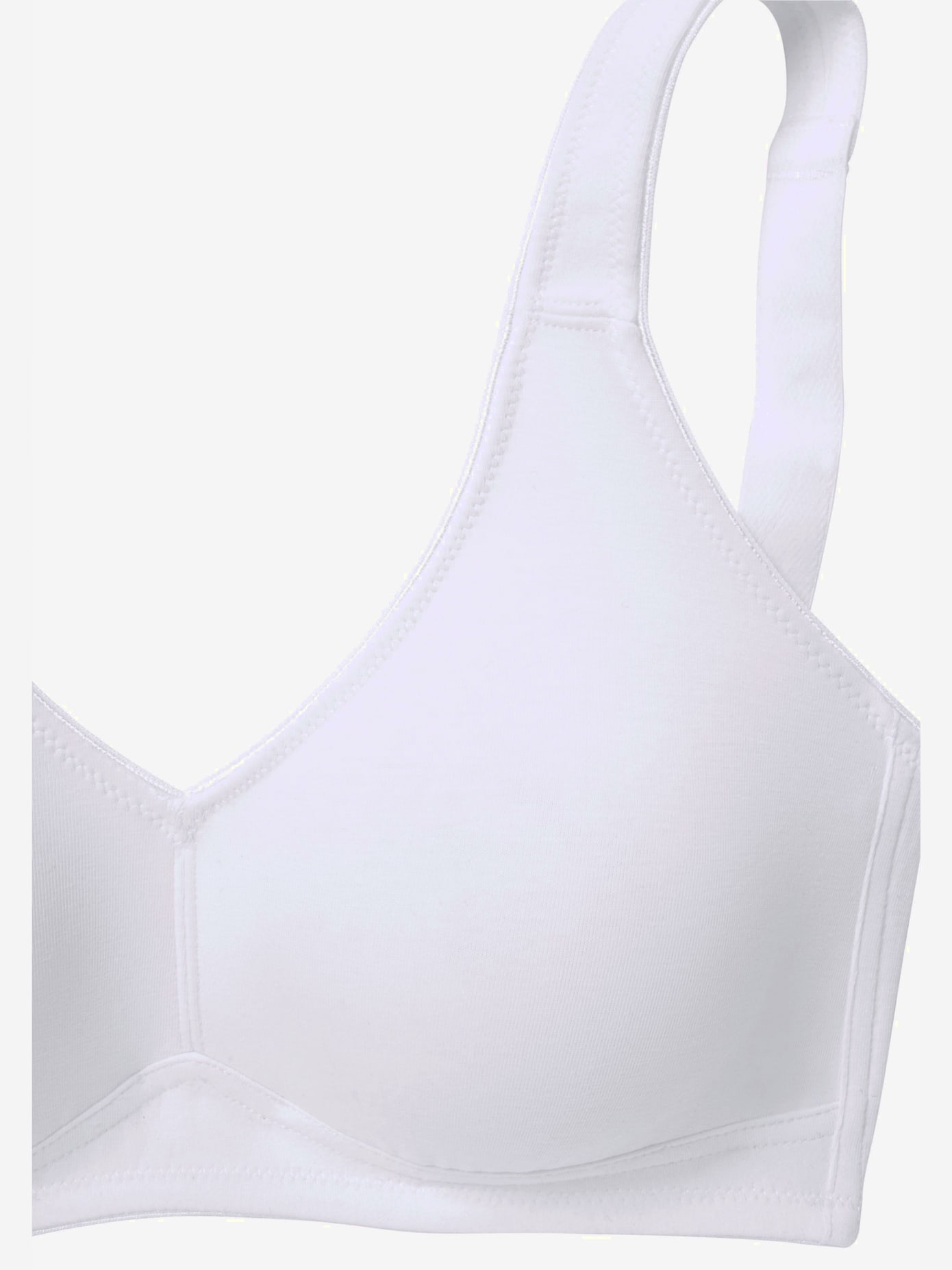 Soutien-gorge doux soutien-gorge en coton, bonnets sans coutures