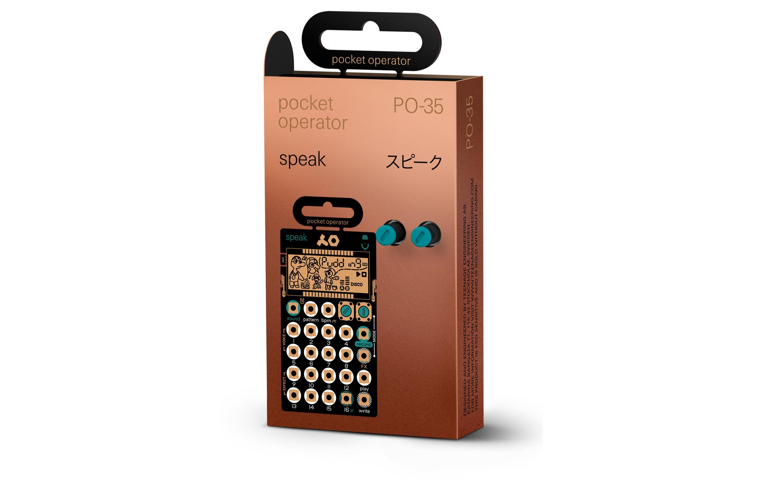 Synthesizer PO-35 SpeakVocal Synthesizer/Sampler
