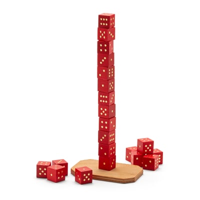 Geschicklichkeitsspiel Würfelturm