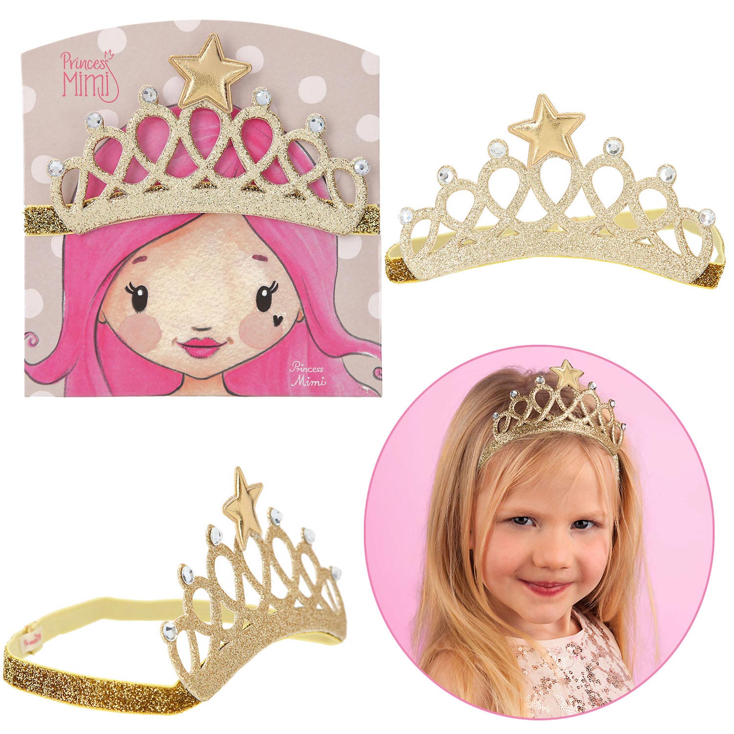 Princess Mimi Diadeem Haarband Kroon