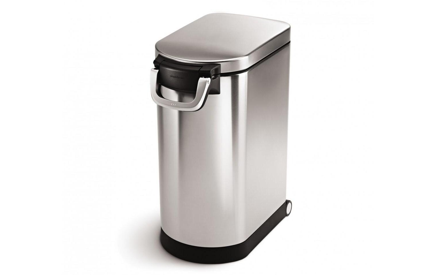 Tierfutterbehälter Large Edelstahl<br>Futternapf für Hunde, 30 l