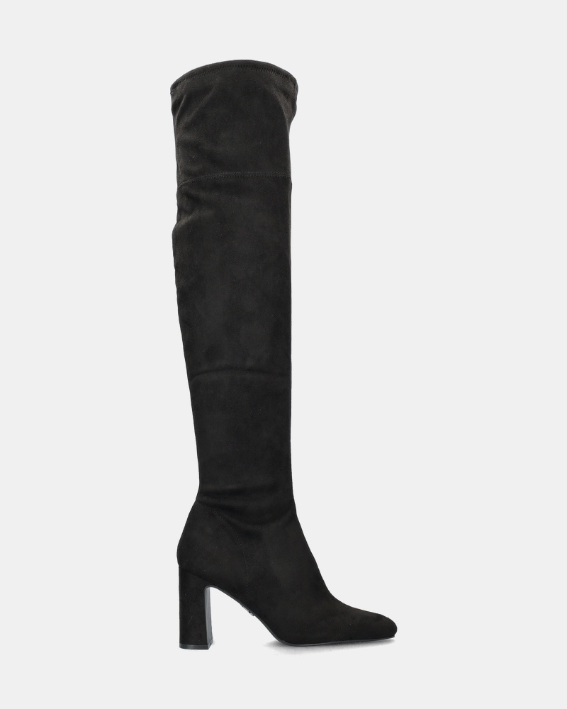 Steve Madden Sommerville Overknee laarzen  - zwart