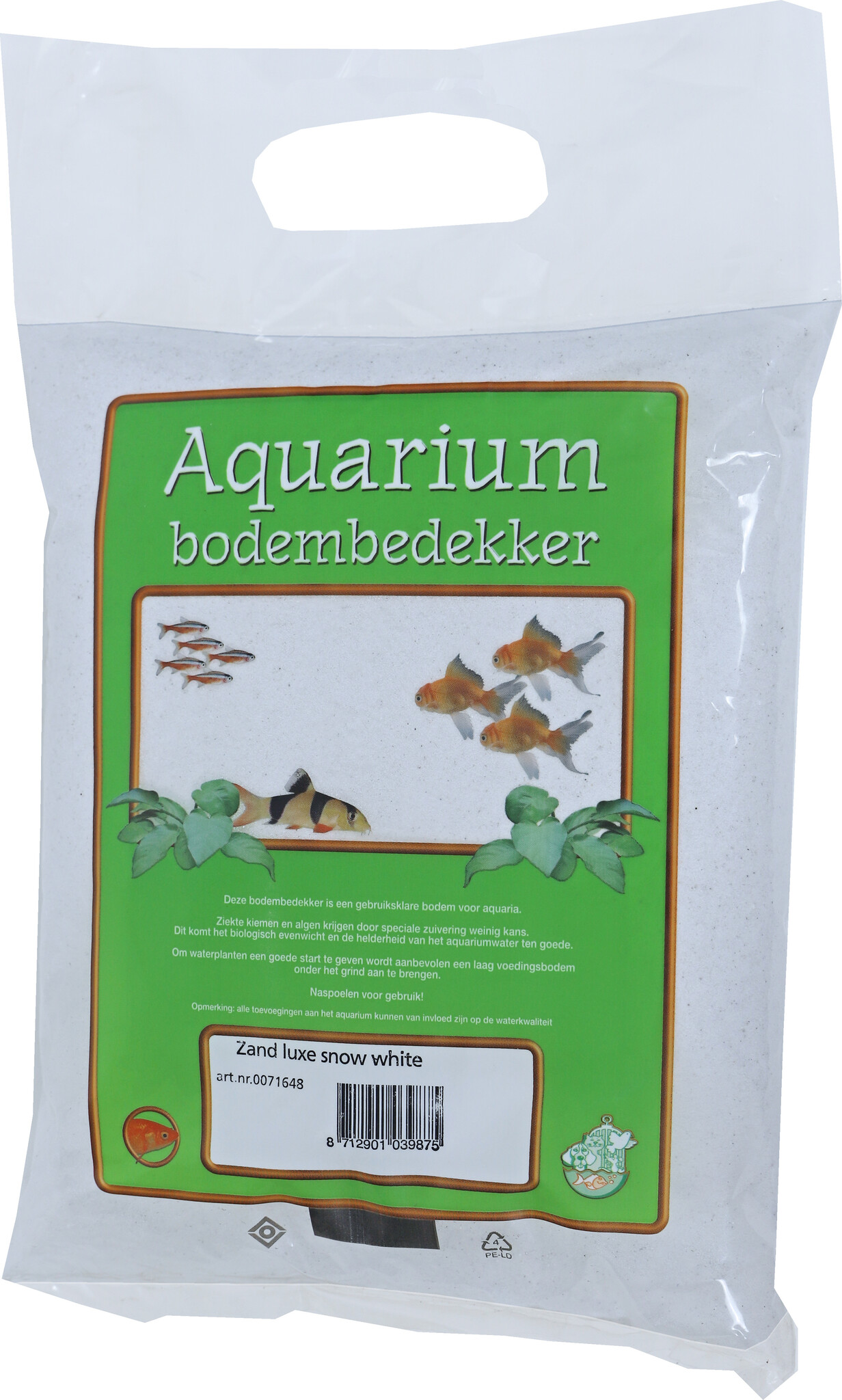 Gebr. de Boon Zand Luxe Snow White 4KG | Bodembedekking
