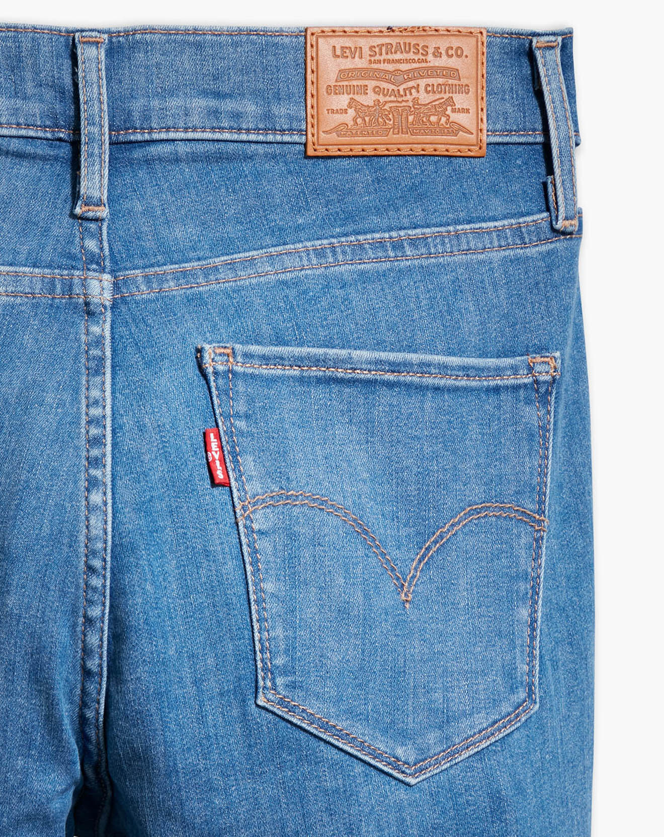 Levi's® Jean 720 Hirise Super Skinny sculpt Eclips bleu