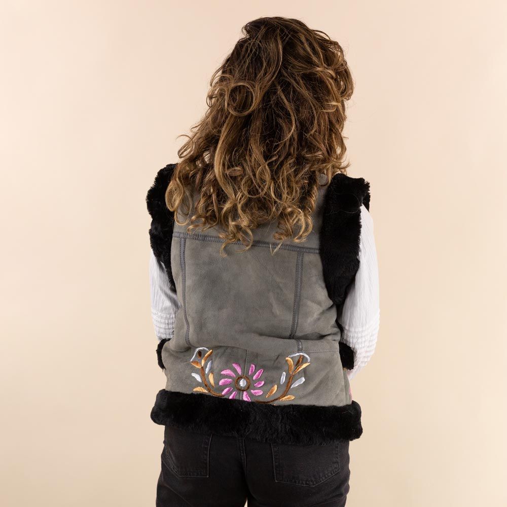 Afghan Waistcoat Adina embroidery