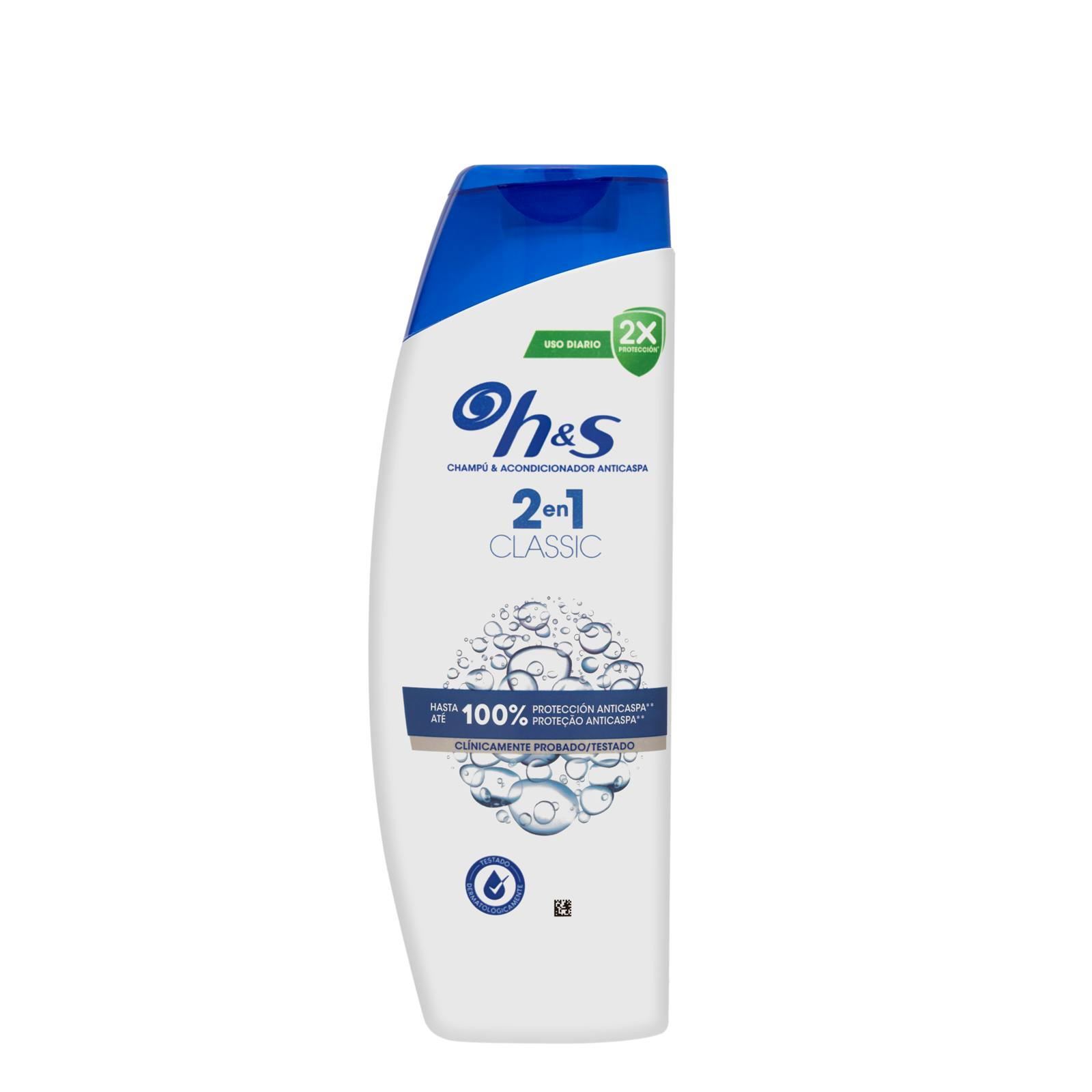 Shampoing et après-shampoing antipelliculaire 2 en 1 H&S Classic