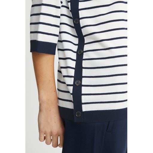 Fransa Stribet Strikbluse, Antique Mix, L