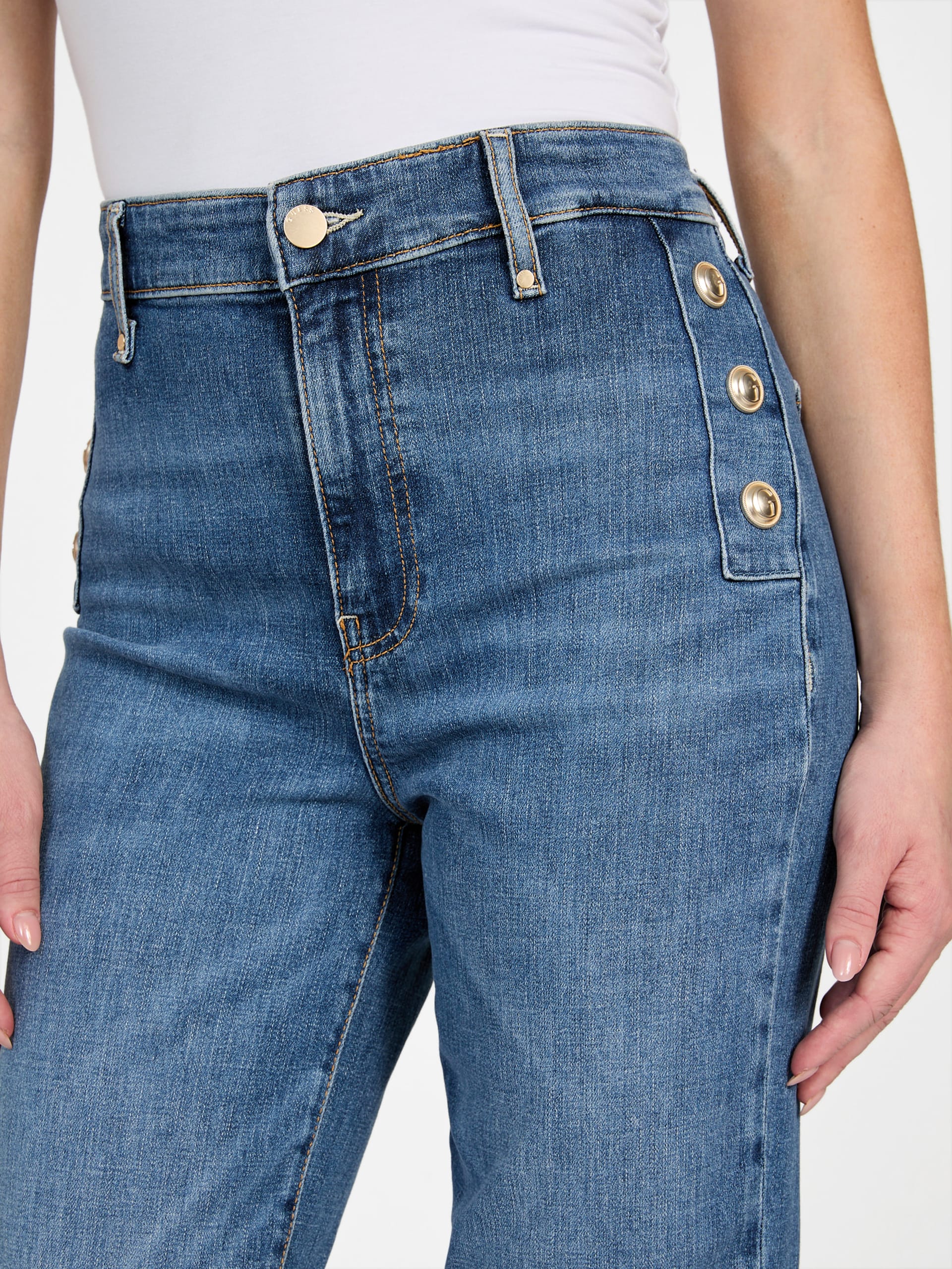 Calça jeans boca de sino Eco Faye Sailor