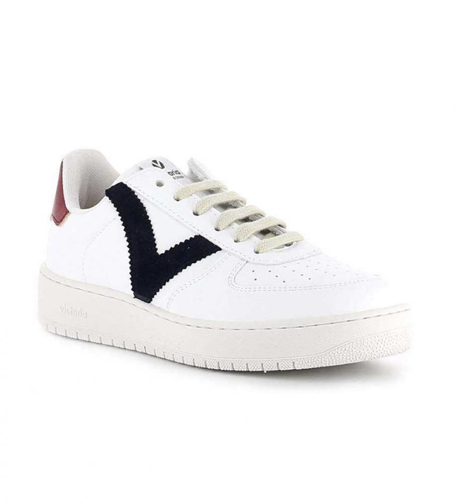Tênis Victoria 1258201 branco, azul marinho