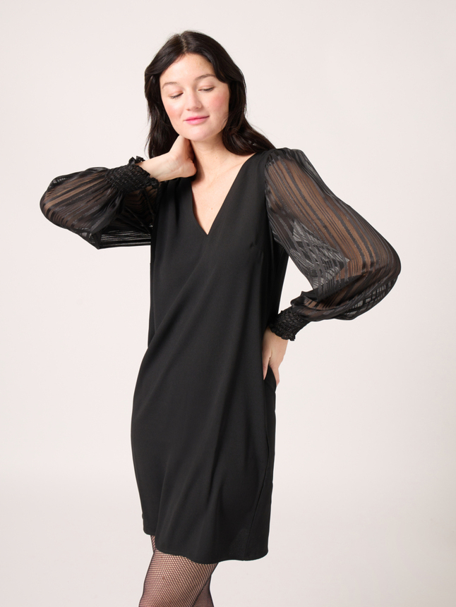 Robe courte unie