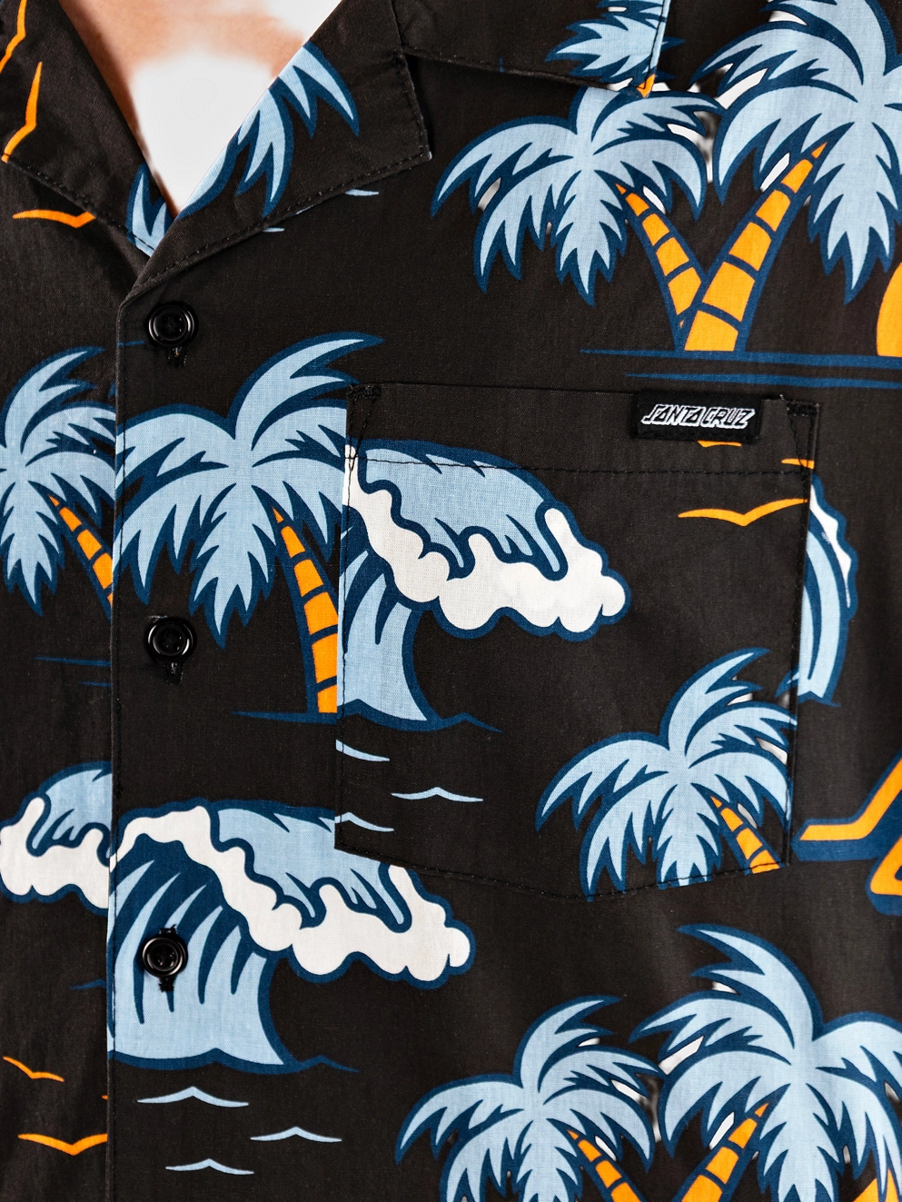 Santa Cruz Paradise Repeat Shirt black/blue