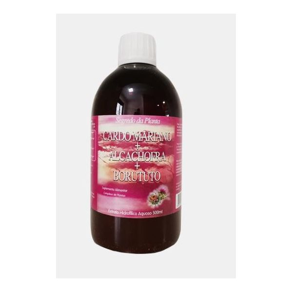 Segredo da Planta Borututo   Alcachfra   Cardo Mariano 500ml