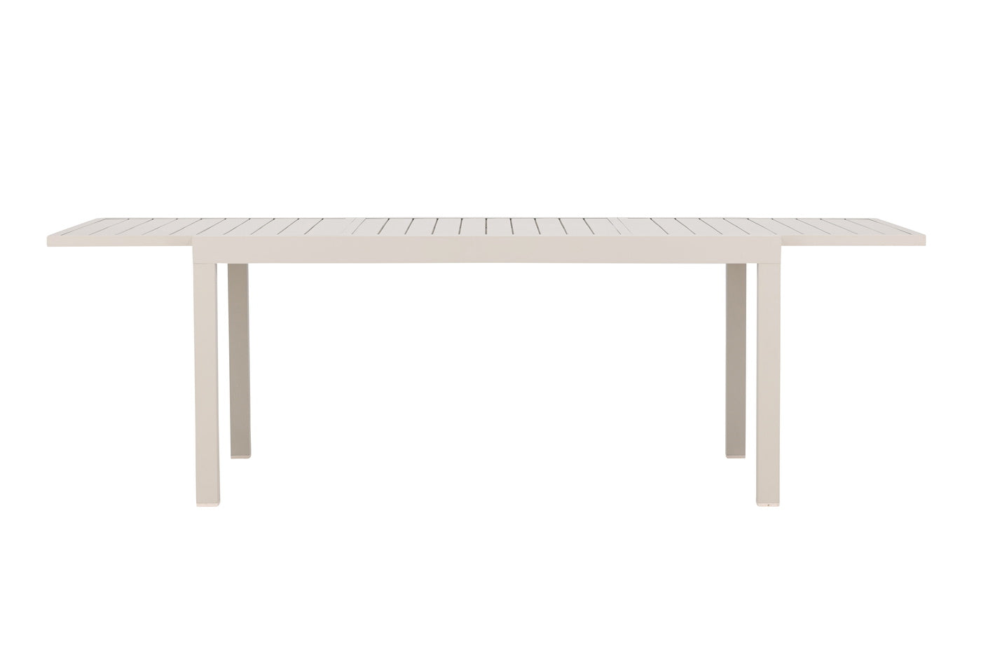 FjÃ´rd - Tuintafel Rechthoek  Beige Aluminium Uitschuifbaar