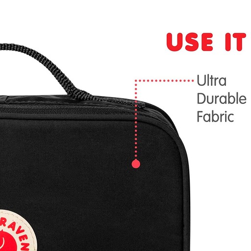 Neceser Kånken Bolsa de Higiene Pessoal Preta
